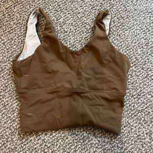 Brown Sports Bra